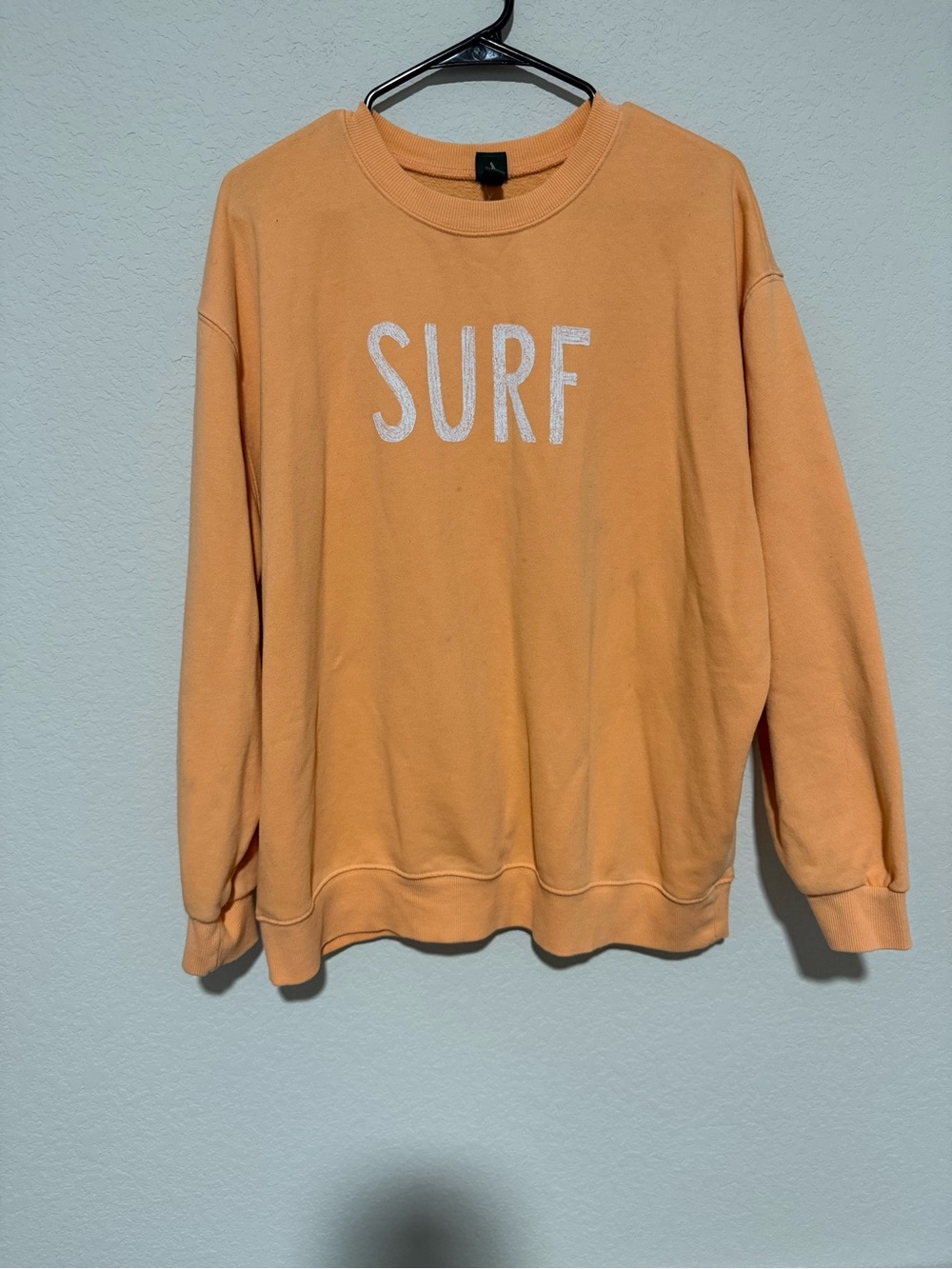wild fable Peach Orange SURF Crewneck Sweatshirt